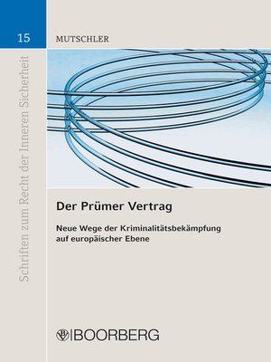 cover image of Der Prümer Vertrag
